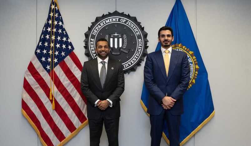 Minister of Interior Meets FBI Director